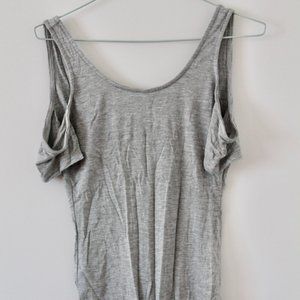 Gray bodysuit